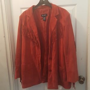 100% Suede leather jacket
